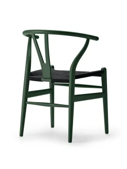 Y-stol CH24 Soft Clay med sort flet af Hans J. Wegner