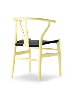 Y-stol CH24 Soft Clay med sort flet af Hans J. Wegner