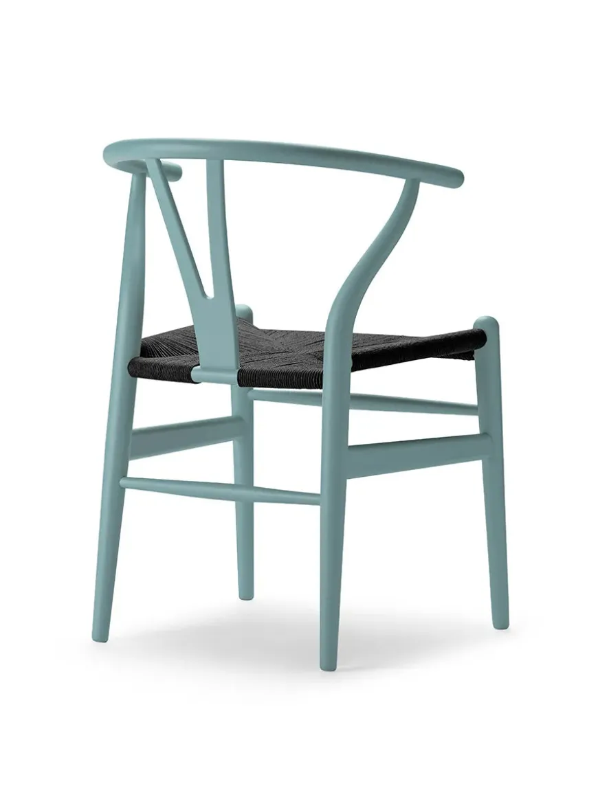 Y-stol CH24 Soft Clay med sort flet af Hans J. Wegner