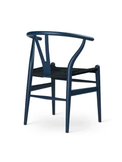 Y-stol CH24 Soft Falu med sort flet af Hans J. Wegner