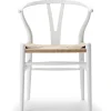 Y-stol CH24 Soft Natural White af Hans J. Wegner