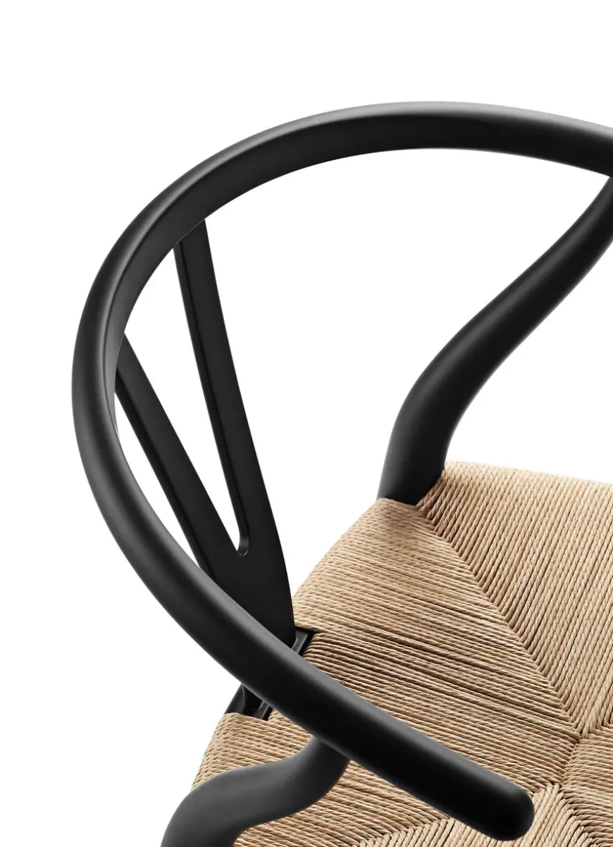 Y-stol CH24 Soft Pewter af Hans J. Wegner