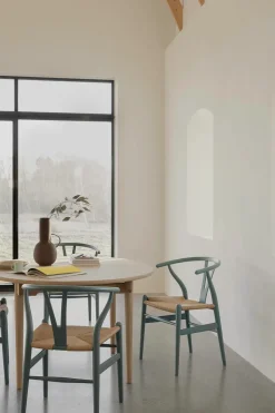 Y-stol CH24 Soft Silver Grey af Hans J. Wegner