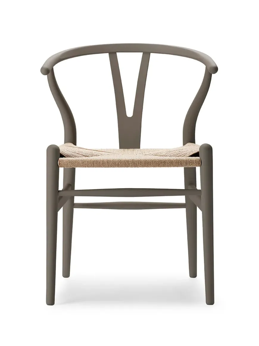 Y-stol CH24 Soft Silver Grey af Hans J. Wegner